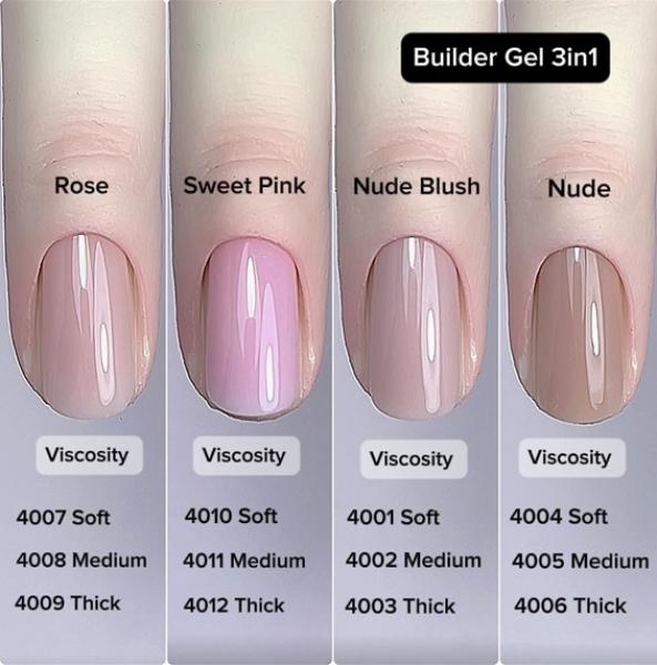 Builder Gel Nude Soft Viscosity Karl Diamant 15 ml